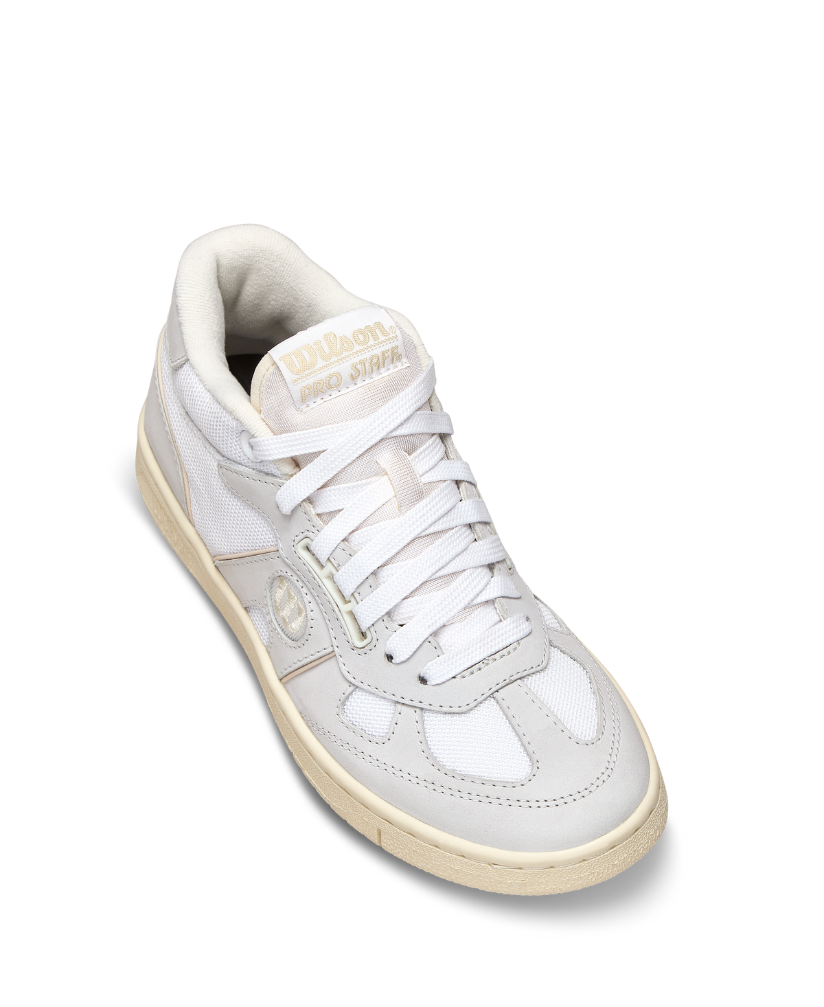 Wilson Pro Staff 87 Mid Womens Tennis Shoes, White/Tofu/Seedpearl - alternate view 4