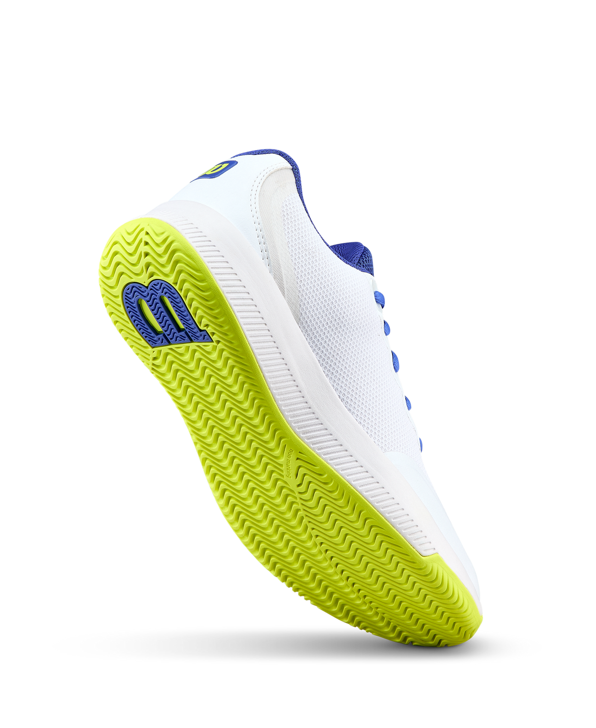Wilson Intrigue Lite Womens Tennis Shoes, White/Amparo Blue/Safety Yellow, Size 9 - alternate view 2