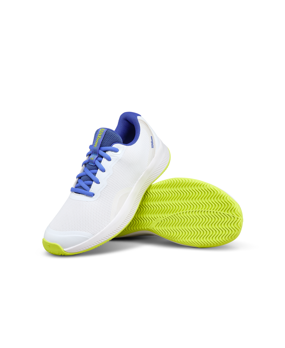 Wilson Intrigue Lite Womens Tennis Shoes, White/Amparo Blue/Safety Yellow, Size 9 - alternate view 6