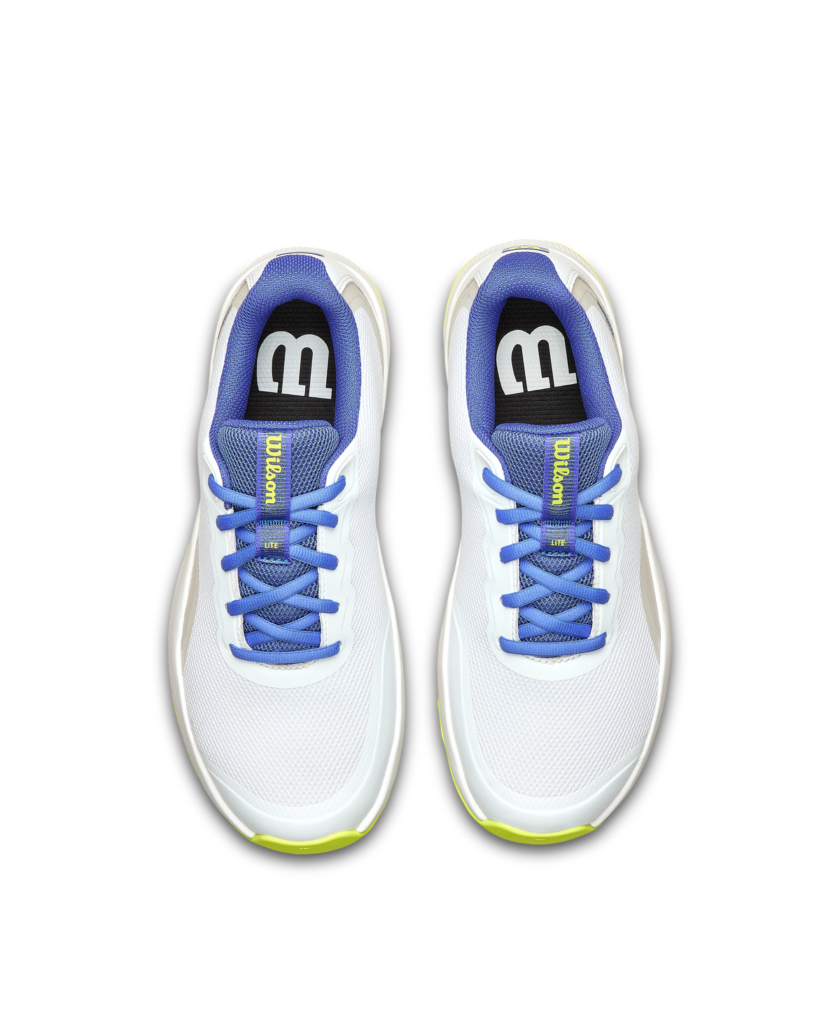 Wilson Intrigue Lite Womens Tennis Shoes, White/Amparo Blue/Safety Yellow, Size 9 - alternate view 4