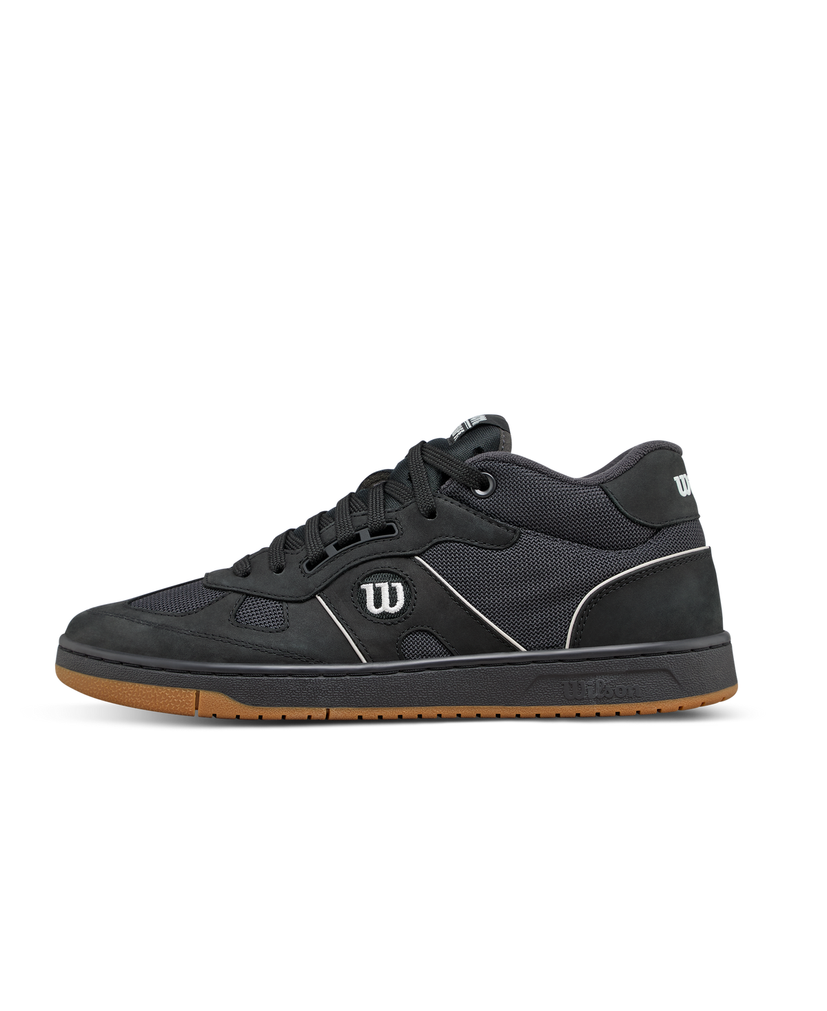 Wilson Pro Staff 87 Mid Mens Sneakers, Black/Phantom/Gum - main view