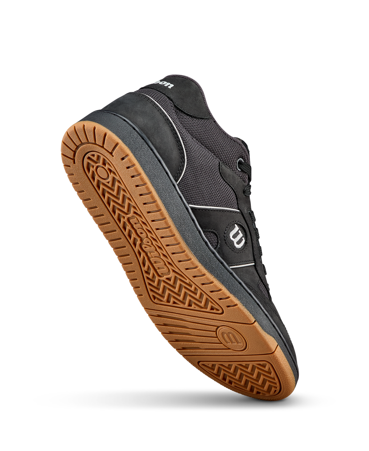 Wilson Pro Staff 87 Mid Mens Sneakers, Black/Phantom/Gum - alternate view 2
