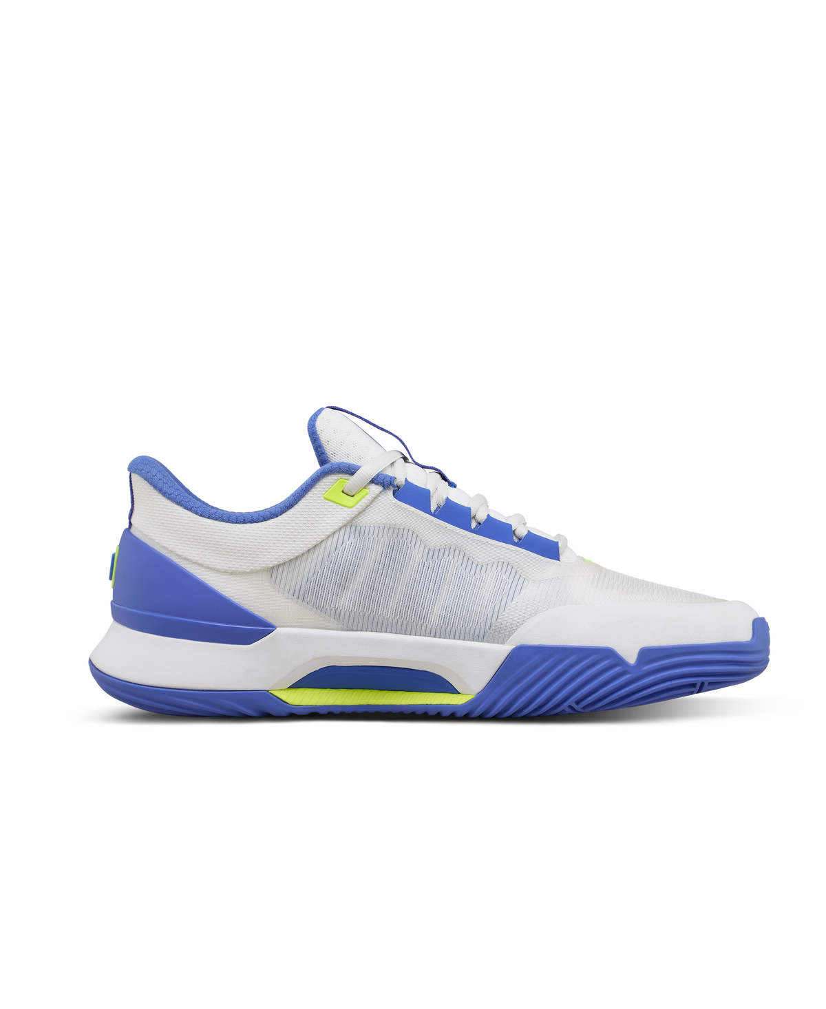 Wilson Intrigue Tour Womens Padel Shoes, White/Amparo Blue/Safety Yellow, Size 11 - alternate view 1