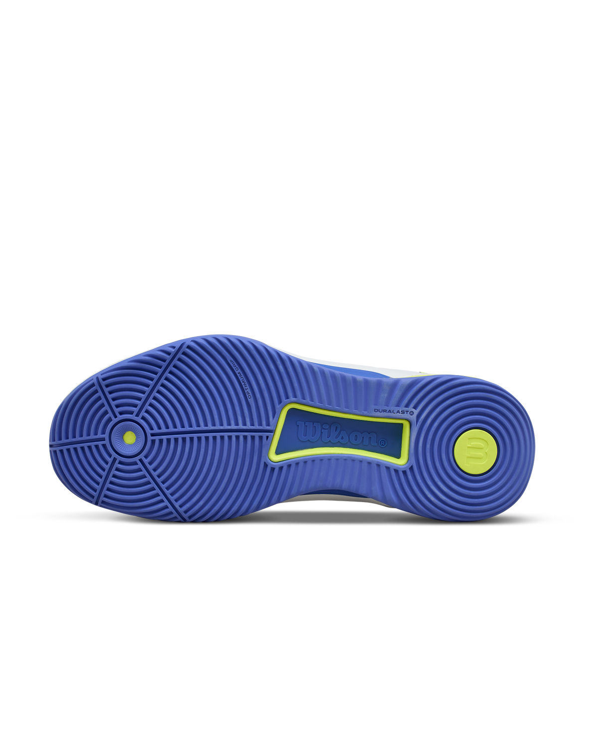 Wilson Intrigue Tour Womens Padel Shoes, White/Amparo Blue/Safety Yellow, Size 11 - alternate view 8