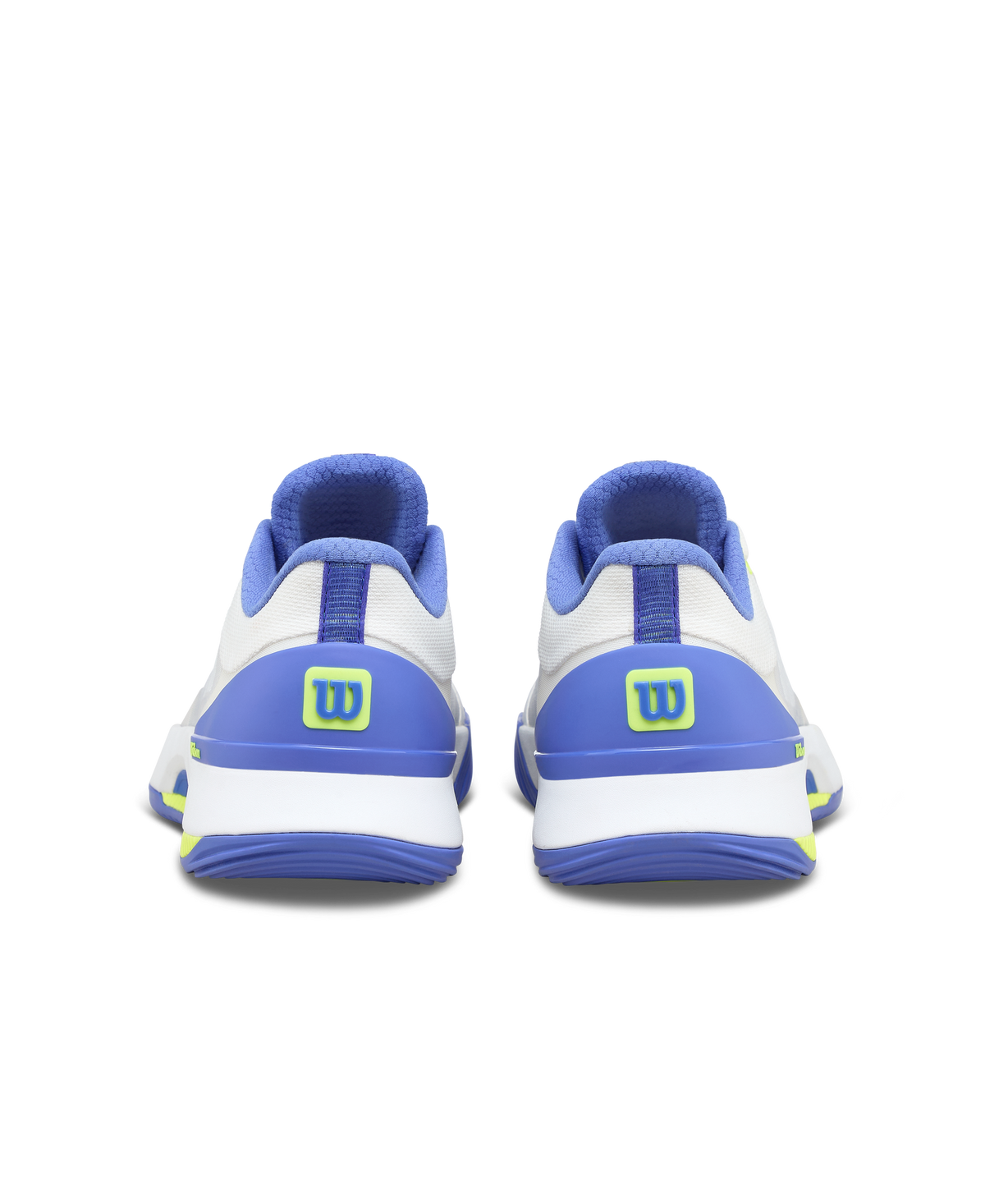 Wilson Intrigue Tour Womens Padel Shoes, White/Amparo Blue/Safety Yellow, Size 11 - alternate view 5