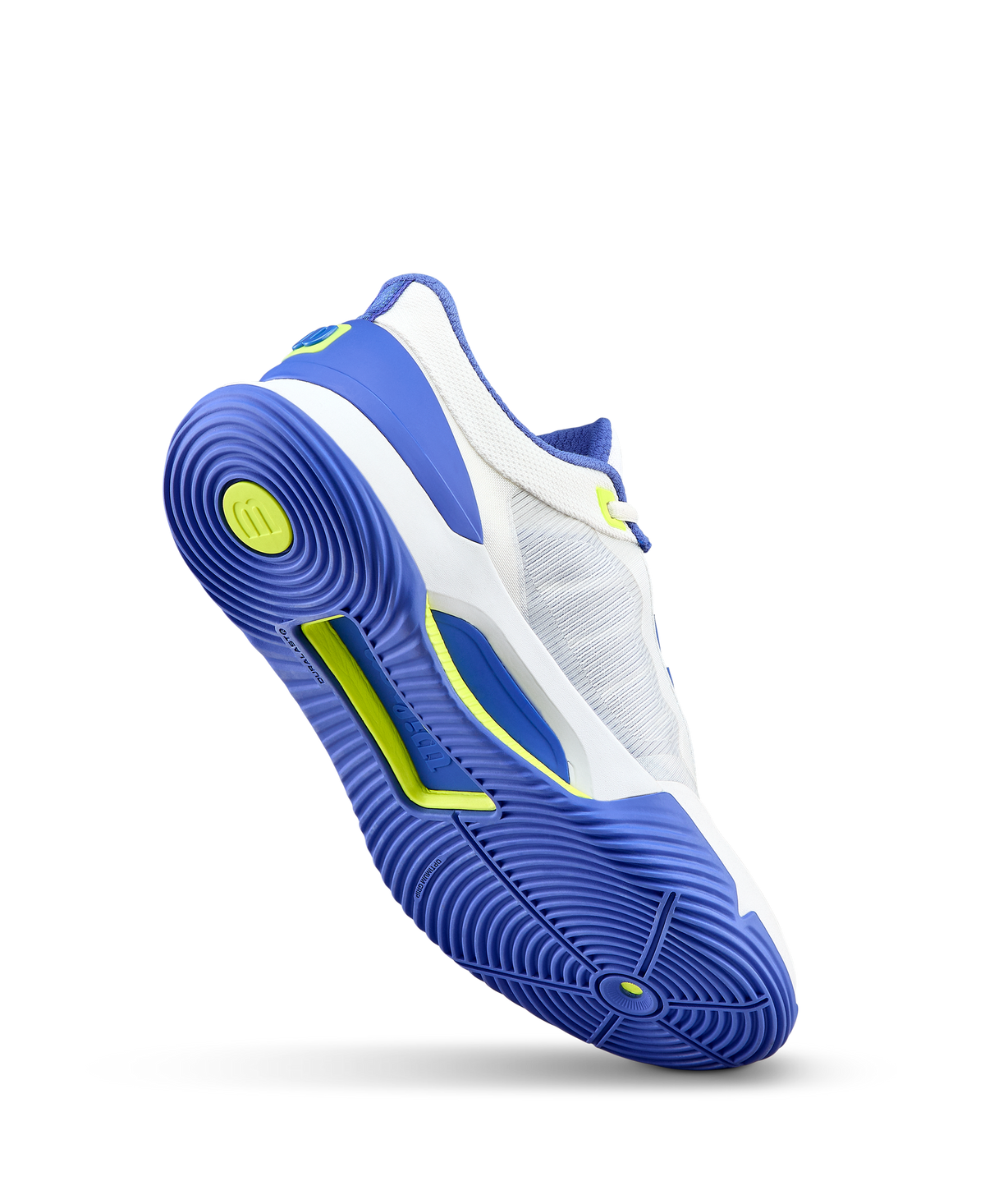 Wilson Intrigue Tour Womens Padel Shoes, White/Amparo Blue/Safety Yellow, Size 11 - alternate view 2