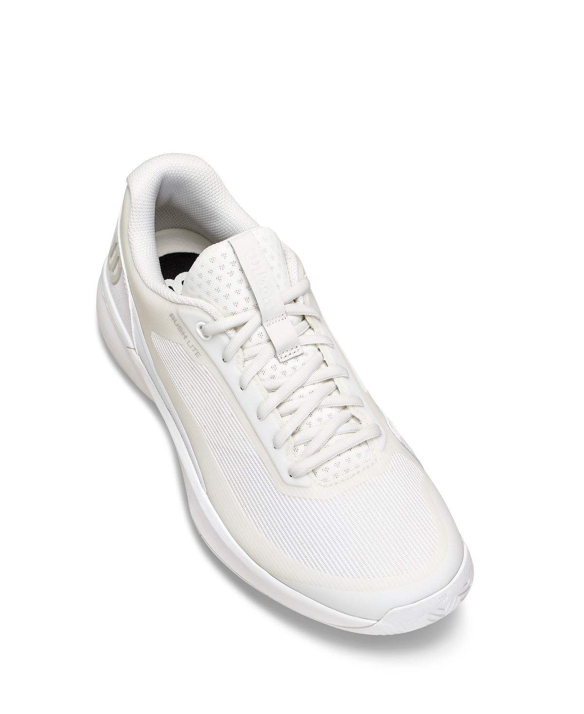 Wilson Rush Lite 5 Mens Tennis Shoes, White/White/White - alternate view 2