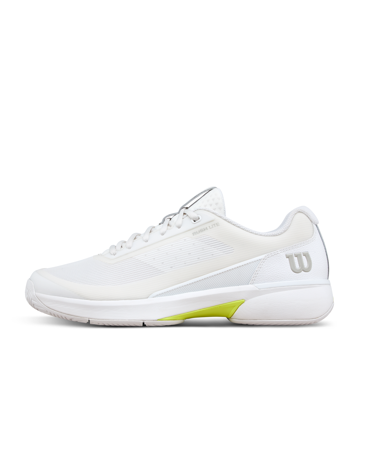 Wilson Rush Lite 5 Mens Tennis Shoes, White/White/White - main view