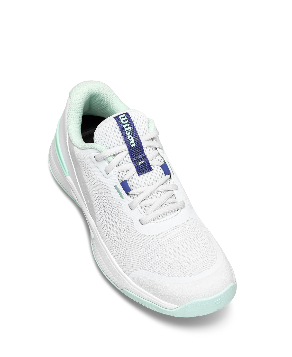 Wilson Intrigue Pro Womens Tennis Shoes, White/Bay/Skipper Blue - alternate view 2