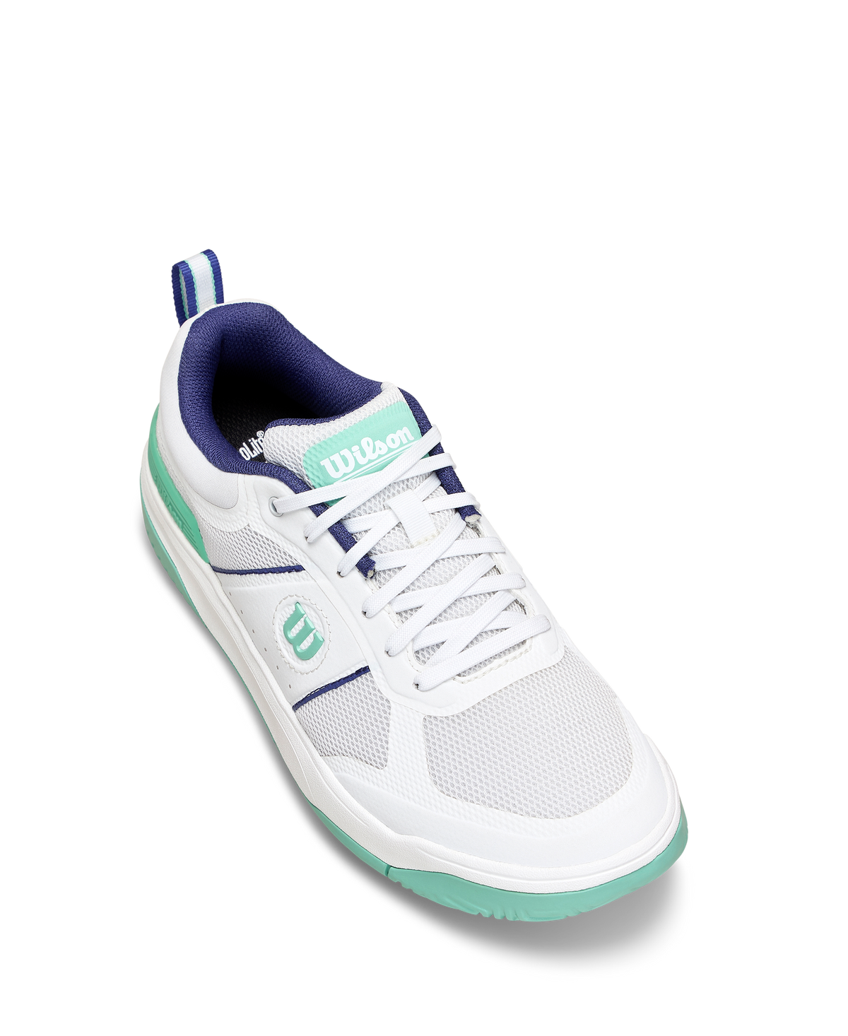 Wilson Pickle Pro Womens Pickleball Shoes, White/Bay/Skipper Blue - alternate view 3