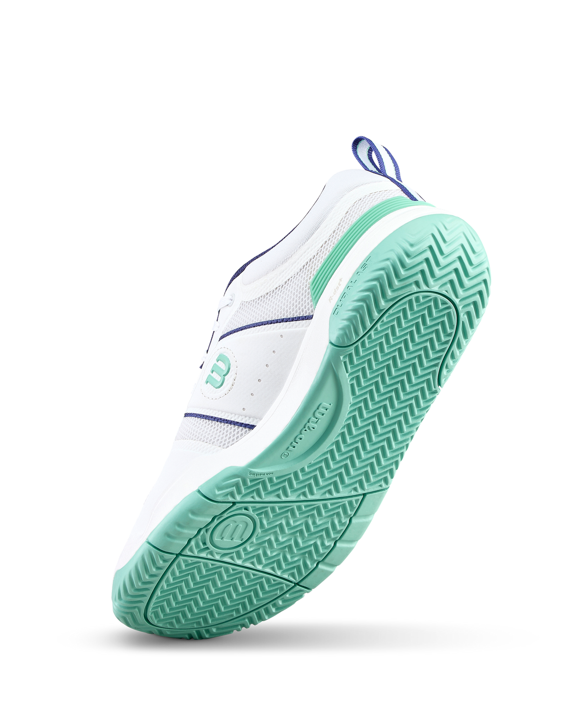 Wilson Pickle Pro Womens Pickleball Shoes, White/Bay/Skipper Blue - alternate view 4