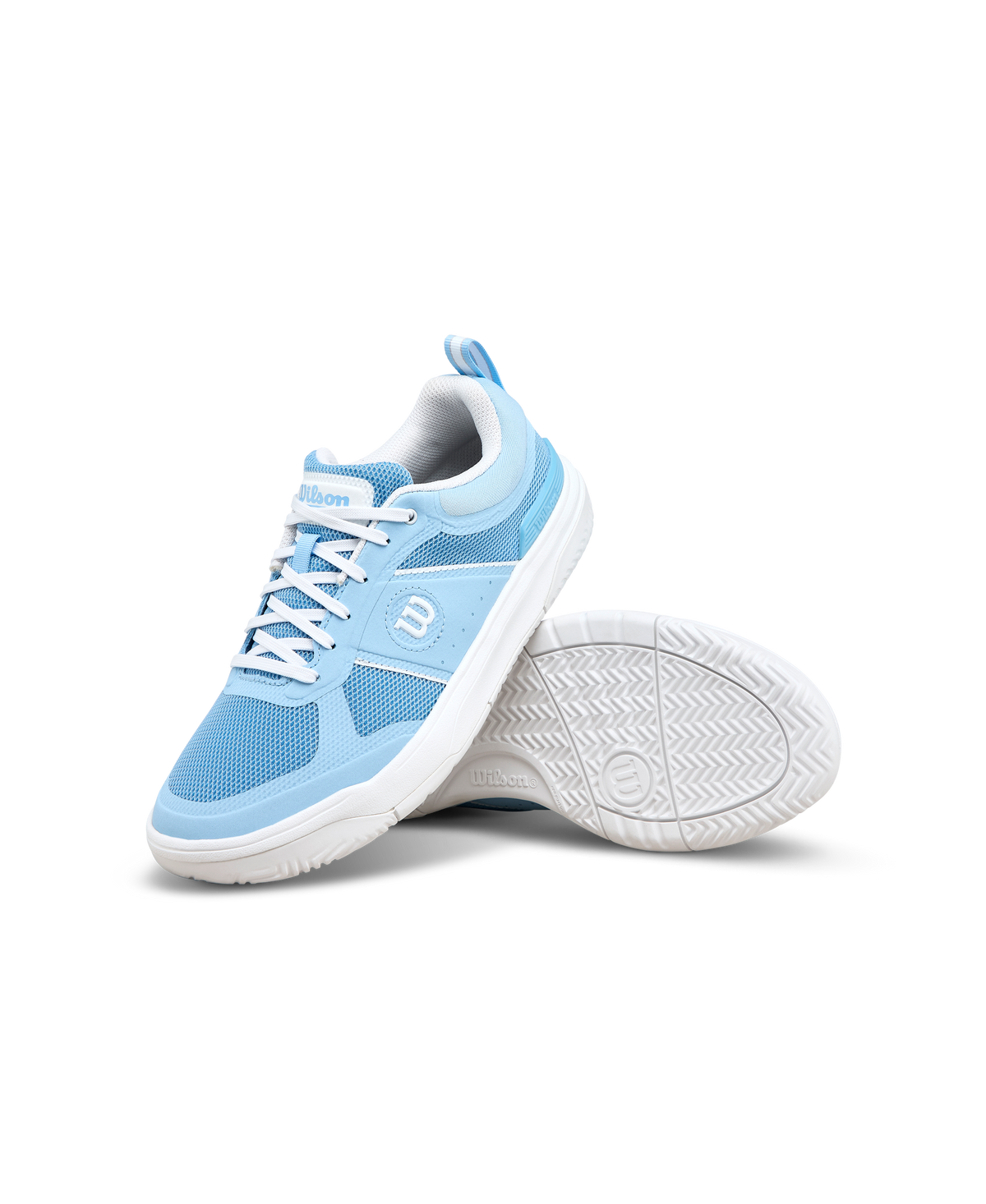 Wilson Pickle Pro Womens Pickleball Shoes, Airy Blue/Airy Blue/White - alternate view 7