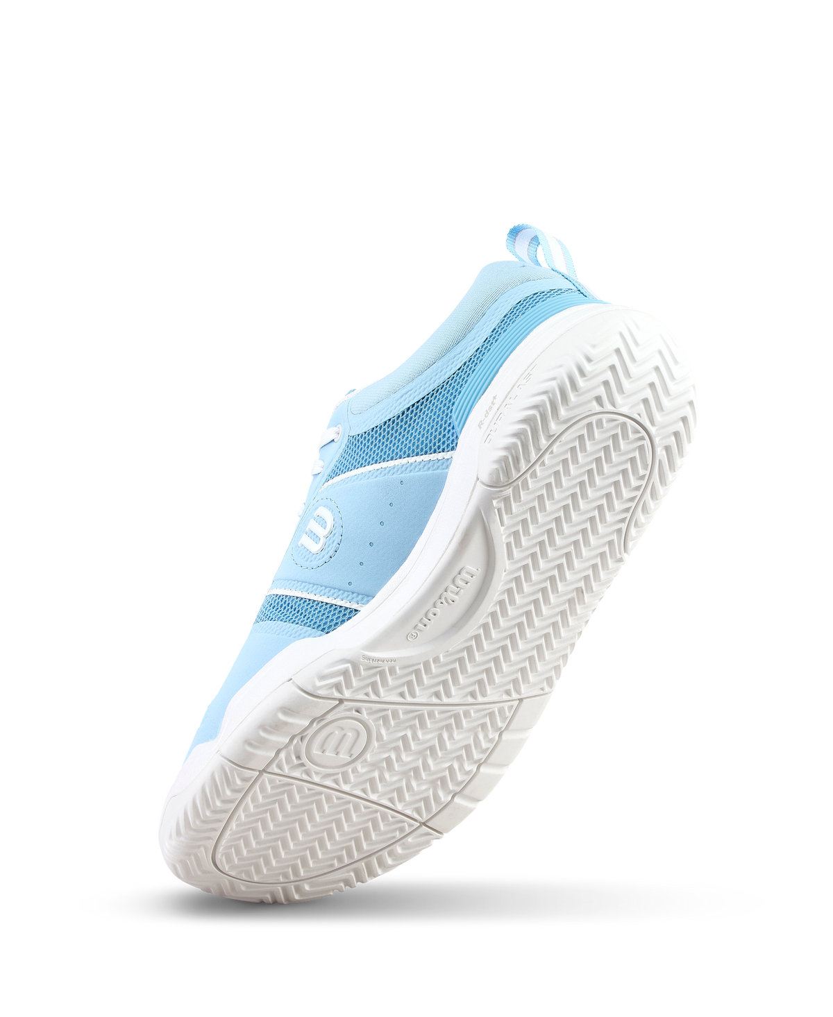 Wilson Pickle Pro Womens Pickleball Shoes, Airy Blue/Airy Blue/White - alternate view 4
