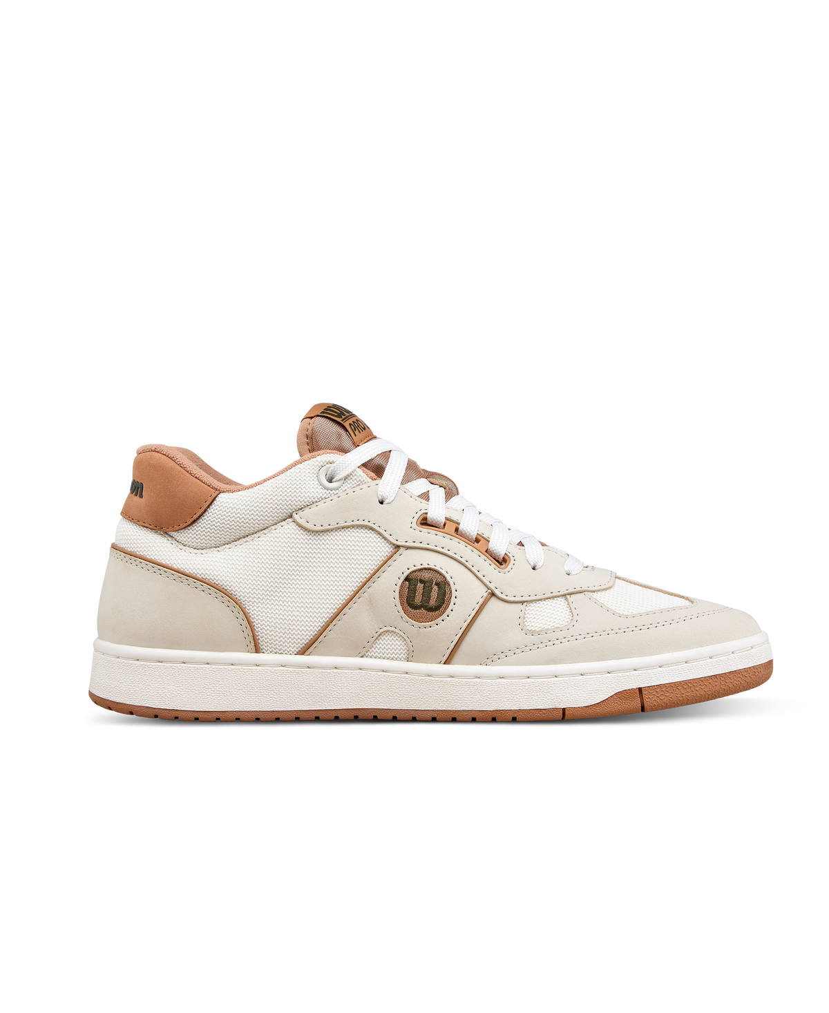 Wilson Pro Staff 87 Mid Mens Tennis Sneakers, Tofu/Tanzine/Grape Leaf - alternate view 1