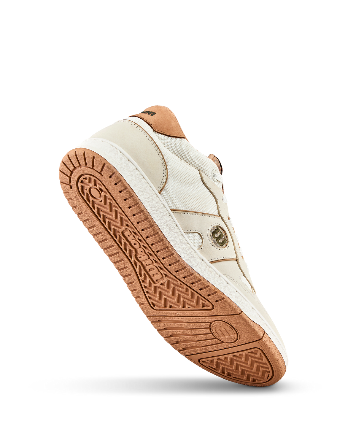 Wilson Pro Staff 87 Mid Mens Tennis Sneakers, Tofu/Tanzine/Grape Leaf - alternate view 2