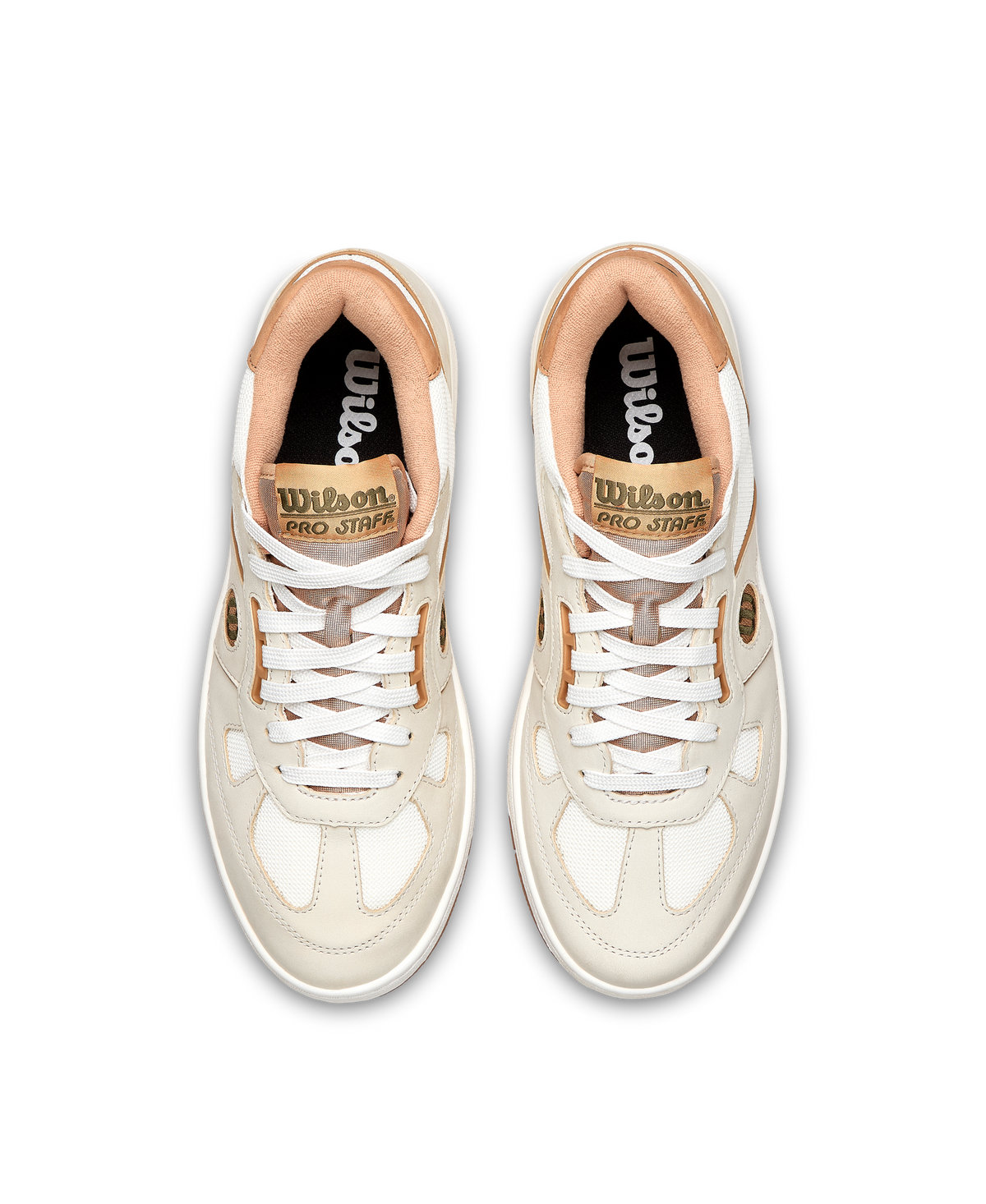 Wilson Pro Staff 87 Mid Mens Tennis Sneakers, Tofu/Tanzine/Grape Leaf - alternate view 5