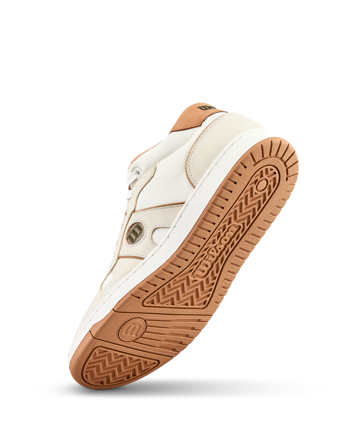 Wilson Pro Staff 87 Mid Mens Tennis Sneakers, Tofu/Tanzine/Grape Leaf - alternate view 4