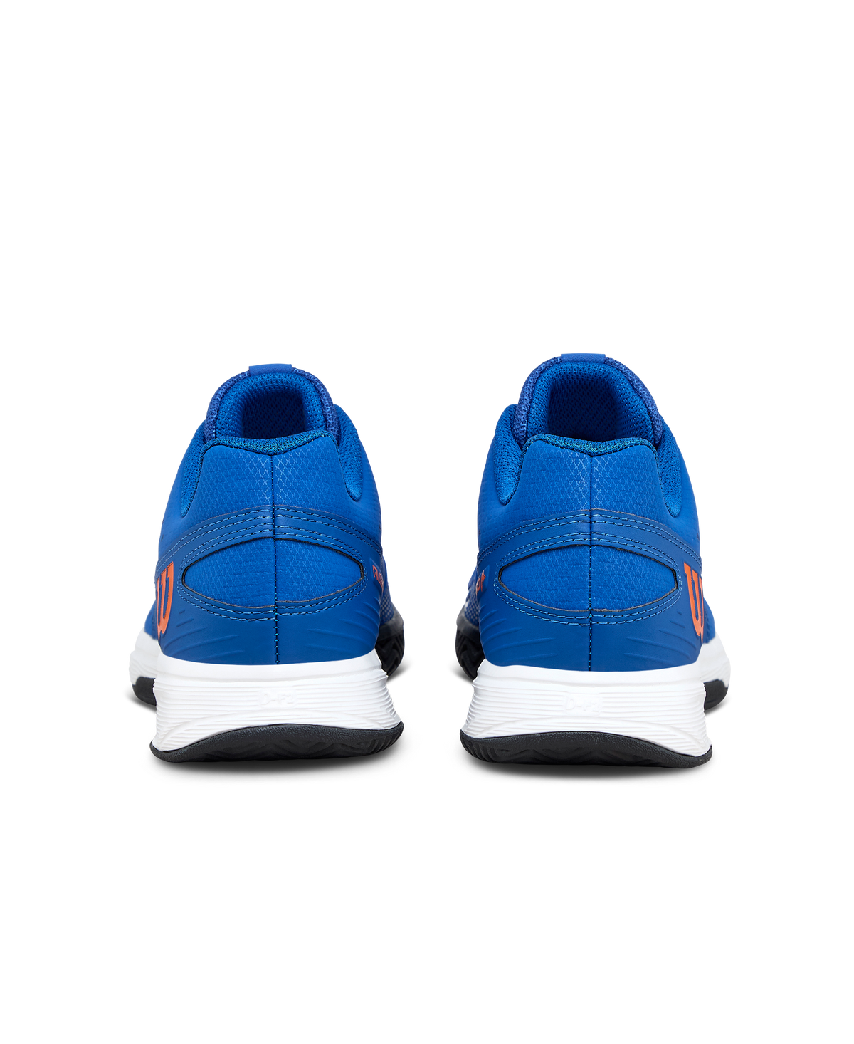 Wilson Rush Pro L Junior Tennis Shoes, Deja Vu Blue/Orange Tiger/White - alternate view 6