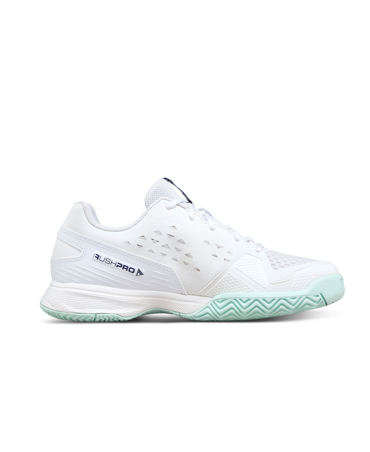 Wilson Rush Pro L Junior Tennis Shoes, White/Bay/Skipper Blue - alternate view 1