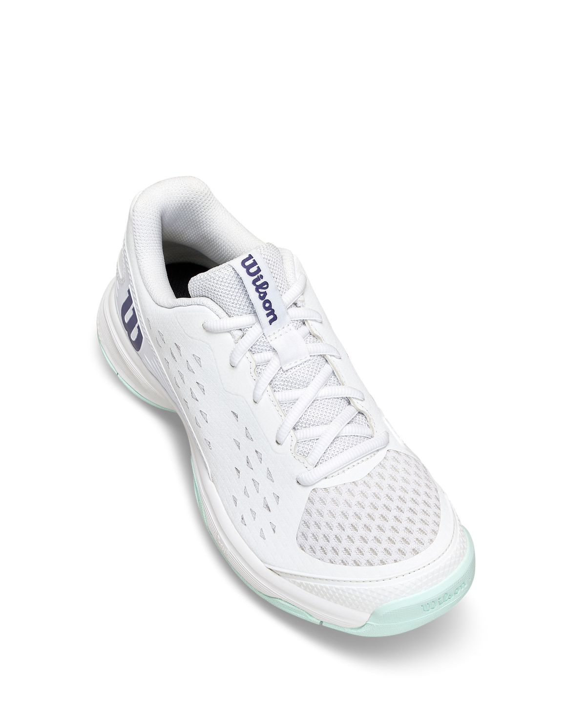 Wilson Rush Pro L Junior Tennis Shoes, White/Bay/Skipper Blue - alternate view 3