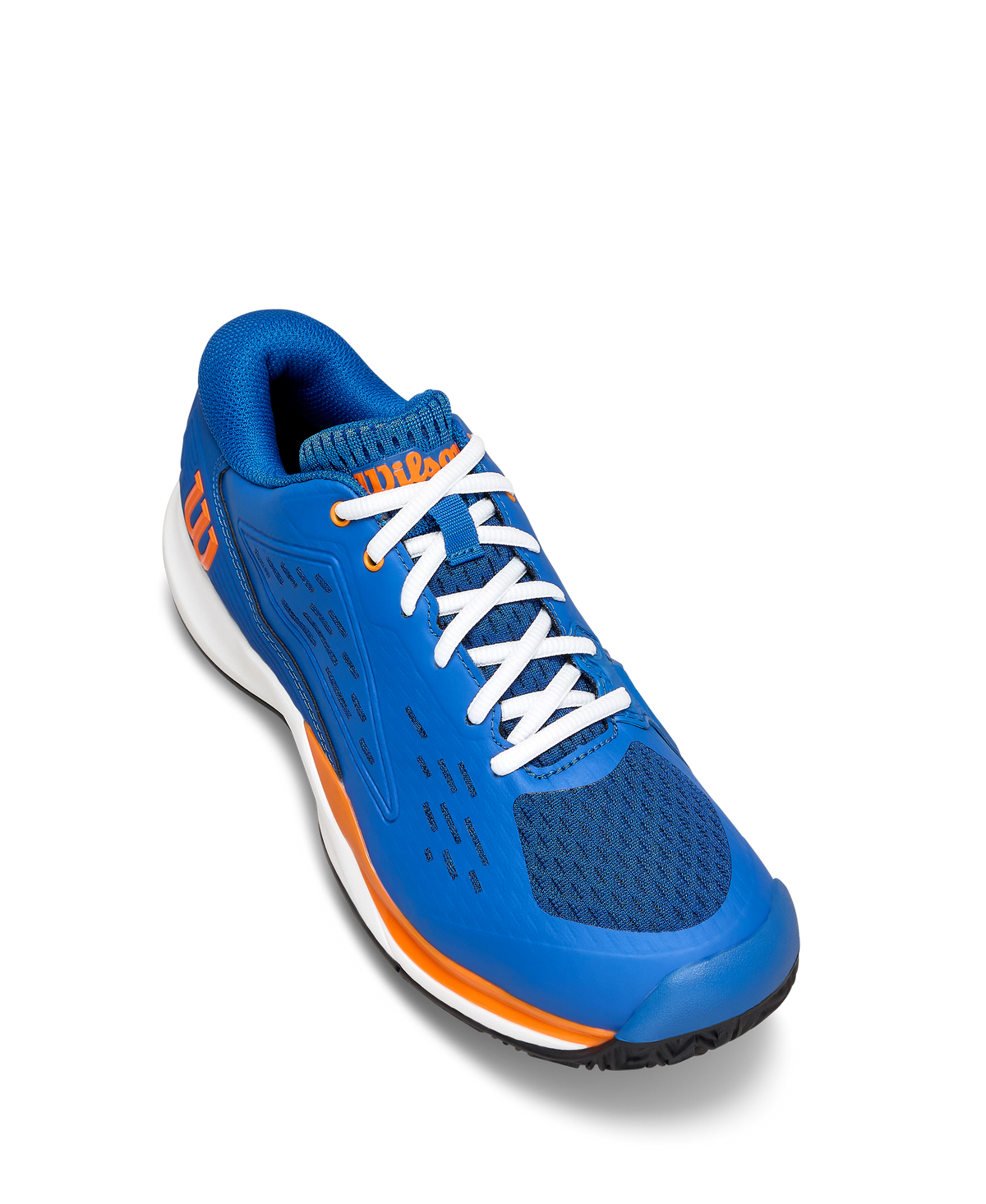 Wilson Rush Pro Ace Junior Tennis Shoes, Deja Vu Blue/Orange Tiger/White - alternate view 3