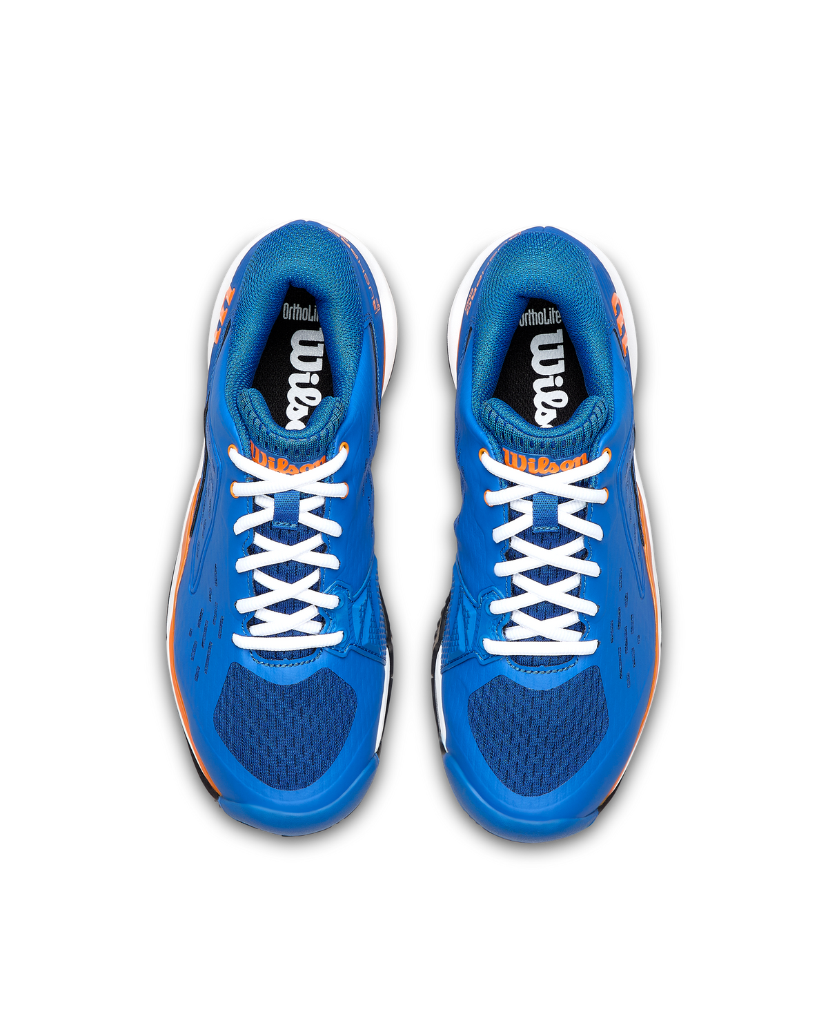 Wilson Rush Pro Ace Junior Tennis Shoes, Deja Vu Blue/Orange Tiger/White - alternate view 5