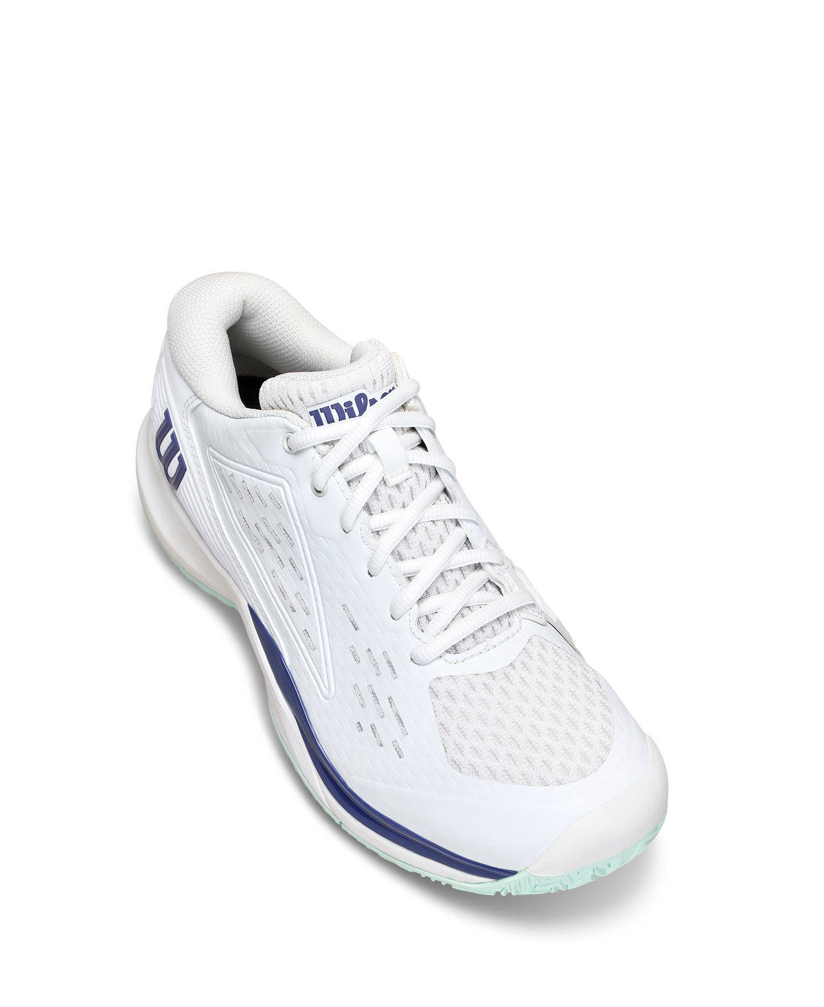 Wilson Rush Pro Ace Junior Tennis Shoes, White/Bay/Skipper Blue - alternate view 3