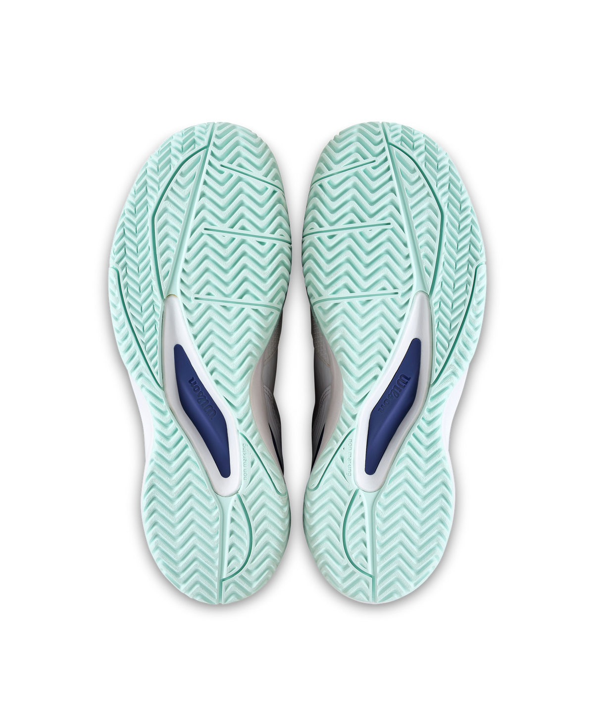 Wilson Rush Pro Ace Junior Tennis Shoes, White/Bay/Skipper Blue - pair view