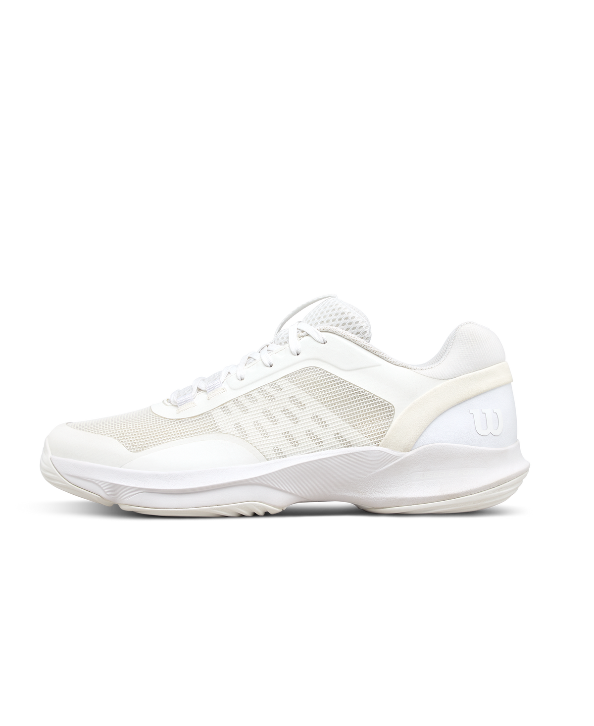 Wilson Hurakn Pro V2 Mens Padel Shoes, White/White/White - main view
