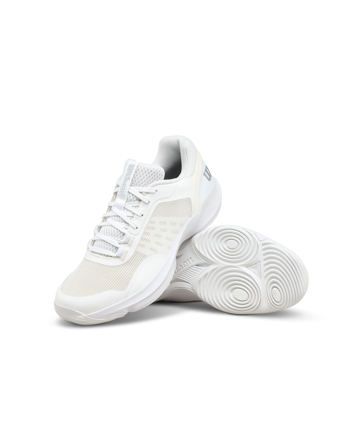 Wilson Hurakn Pro V2 Womens Padel Shoes, White/White/Silver - alternate view 6