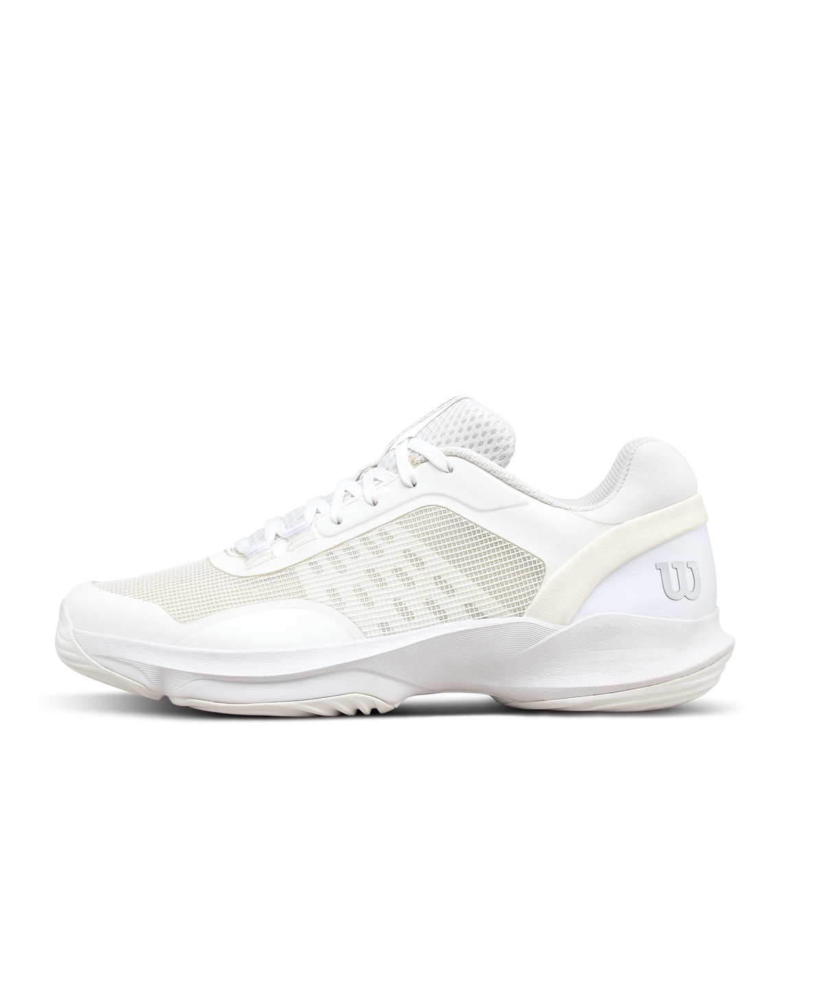 Wilson Hurakn Pro V2 Womens Padel Shoes, White/White/Silver - main view