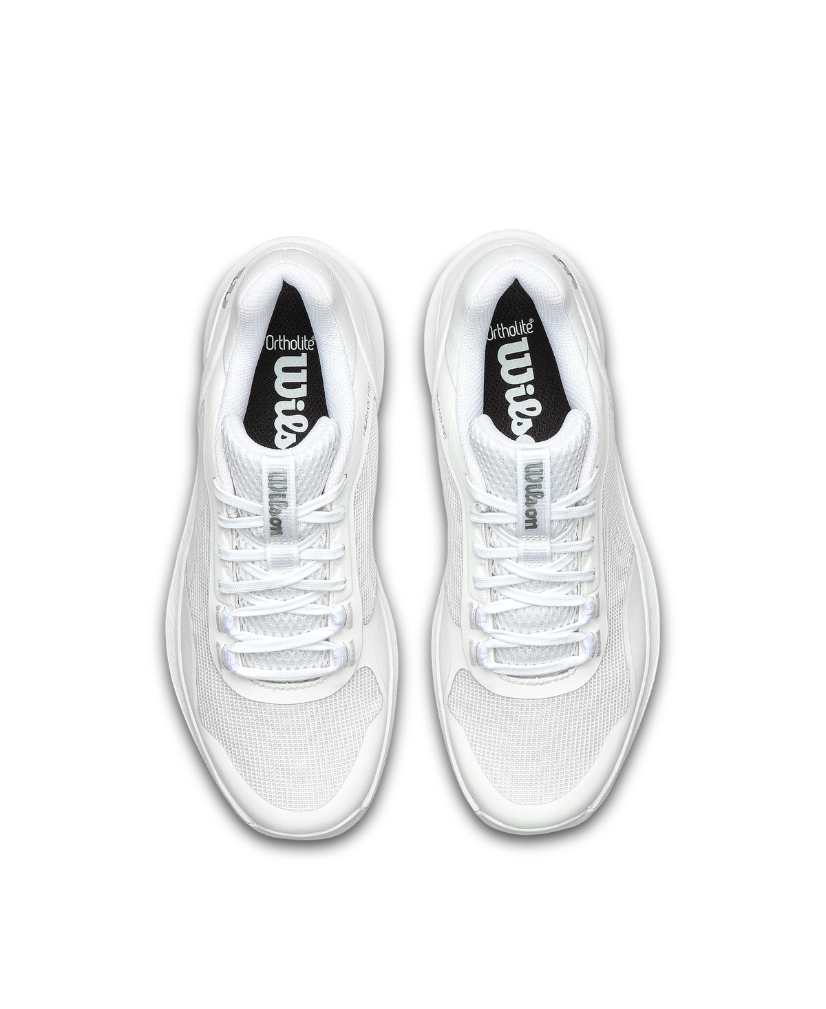 Wilson Hurakn Pro V2 Womens Padel Shoes, White/White/Silver - alternate view 4