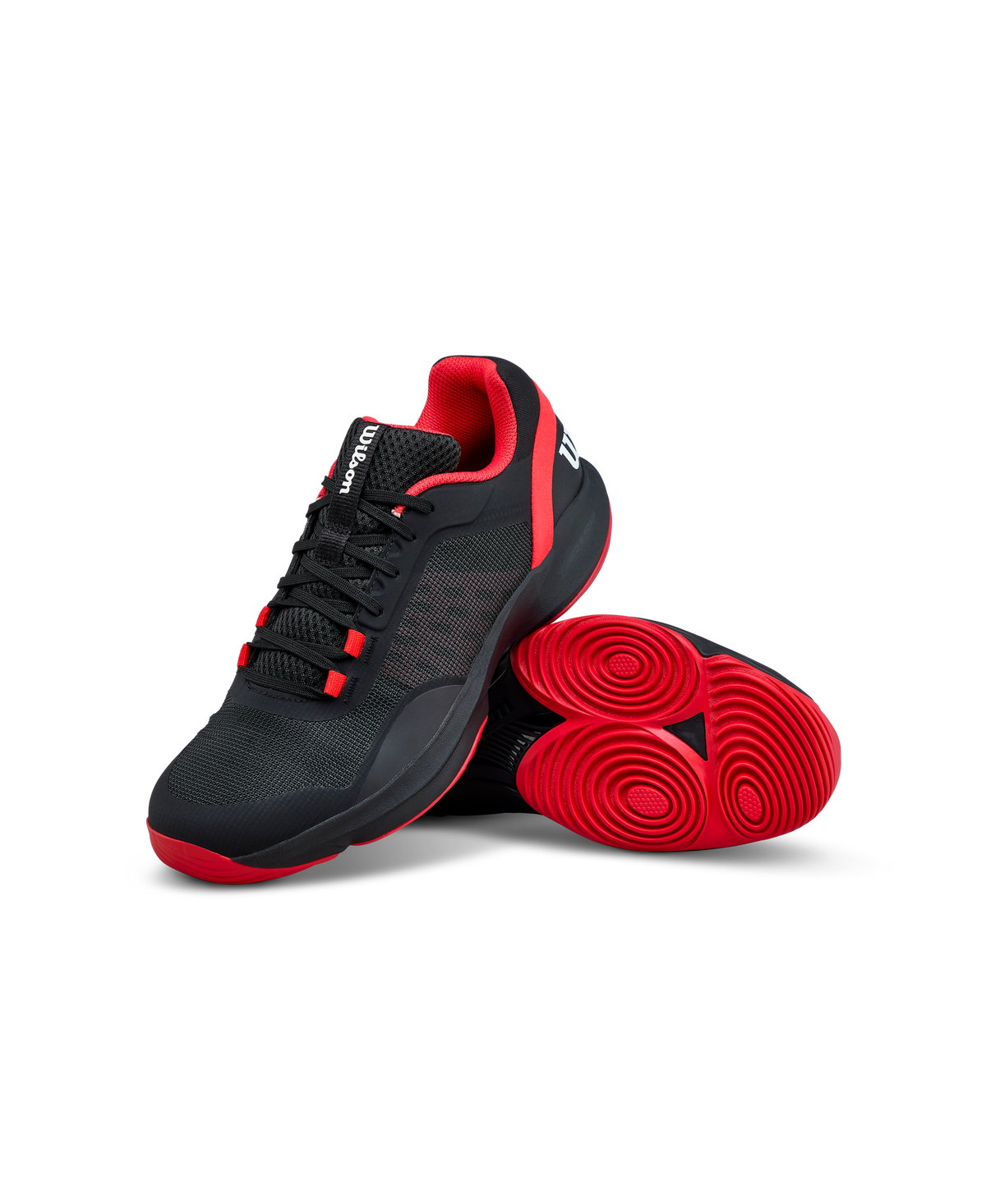 Wilson Hurakn Pro V2 Mens Padel Shoes, Black/Infrared/White - alternate view 7