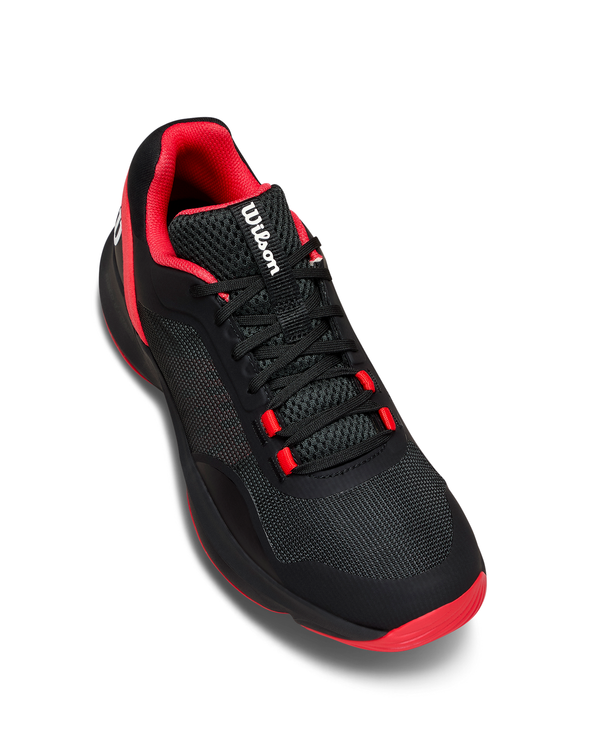 Wilson Hurakn Pro V2 Mens Padel Shoes, Black/Infrared/White - alternate view 3