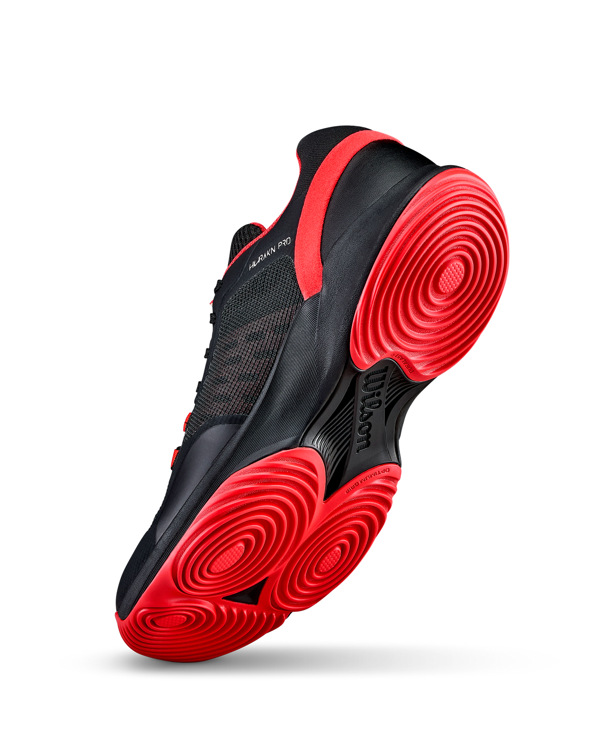 Wilson Hurakn Pro V2 Mens Padel Shoes, Black/Infrared/White - alternate view 4