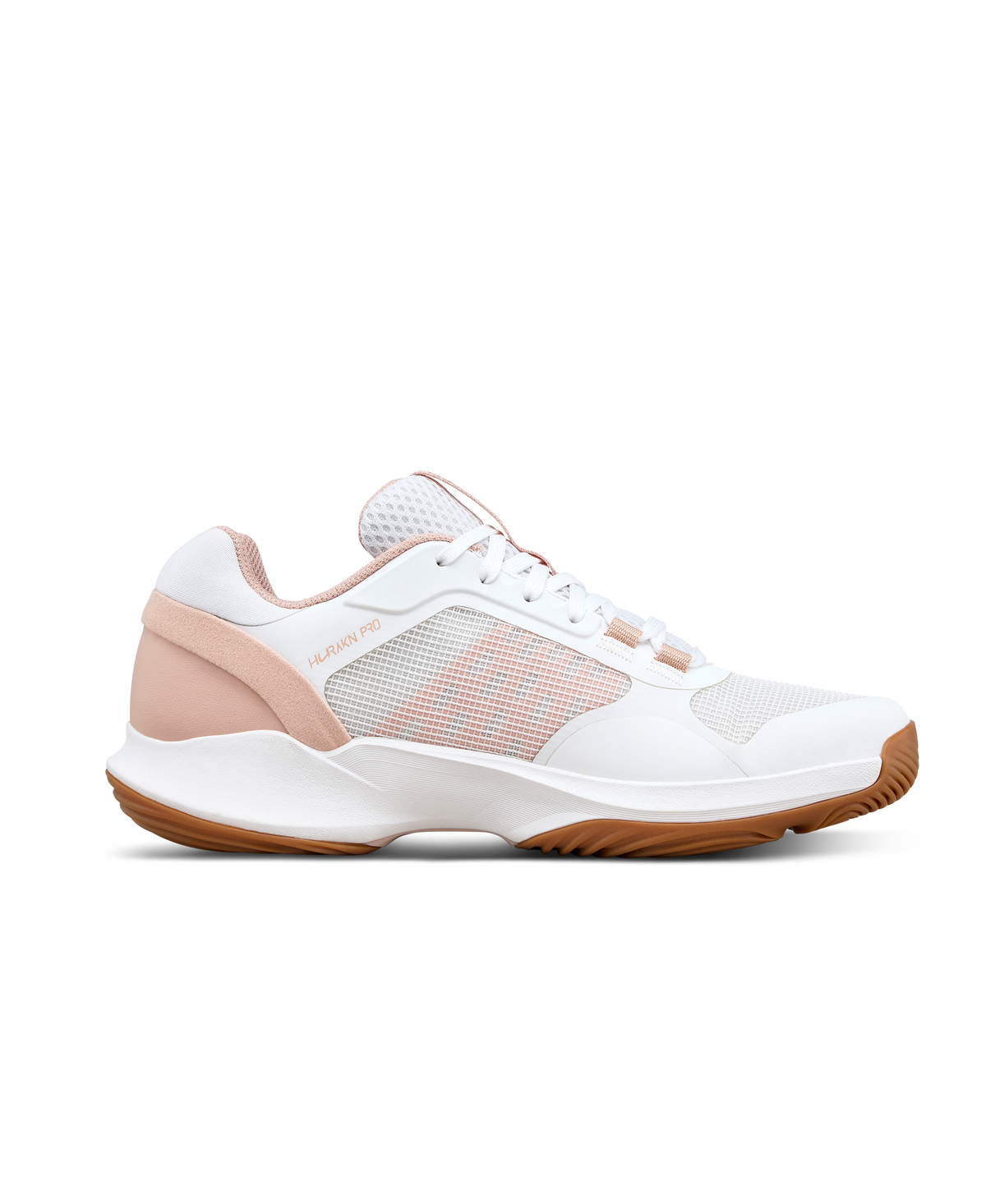 Wilson Hurakn Pro V2 Womens Padel Shoes, White/Cameo Rose/Gum - alternate view 1