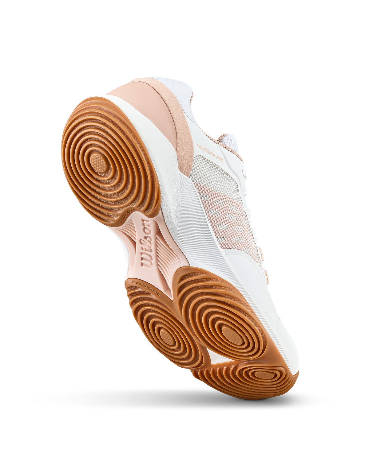 Wilson Hurakn Pro V2 Womens Padel Shoes, White/Cameo Rose/Gum - alternate view 2