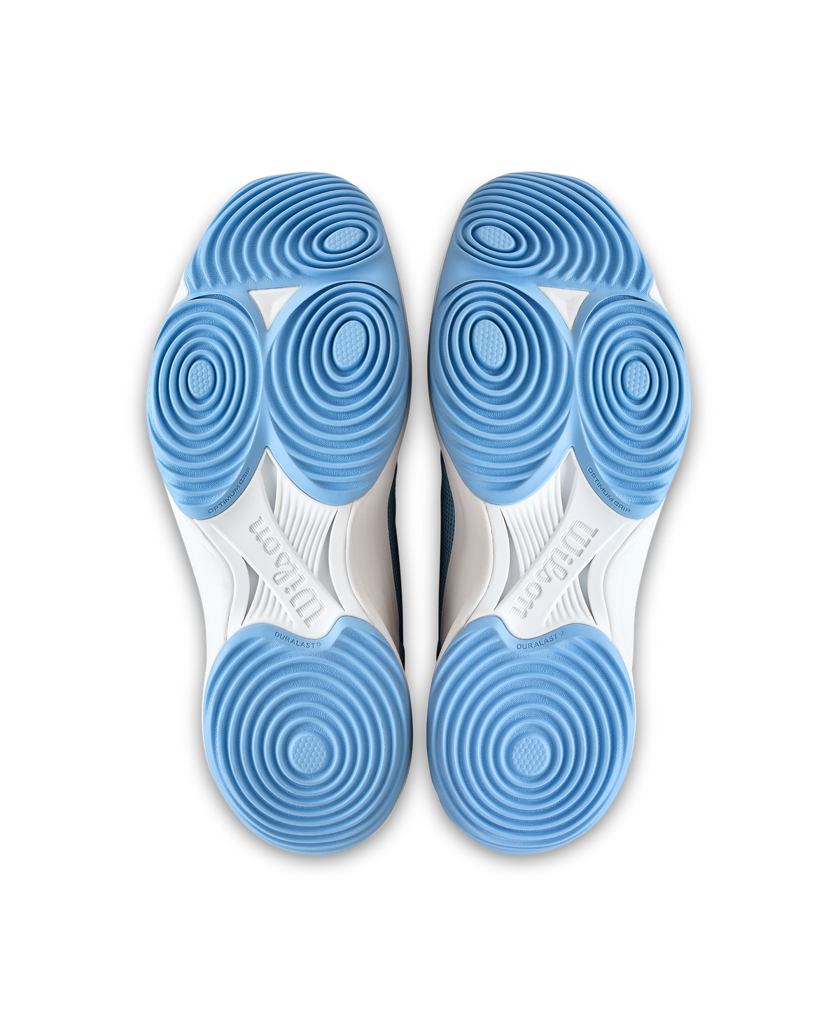 Wilson Hurakn Pro V2 Womens Padel Shoes, Airy Blue/Clear White/Airy Blue - pair view