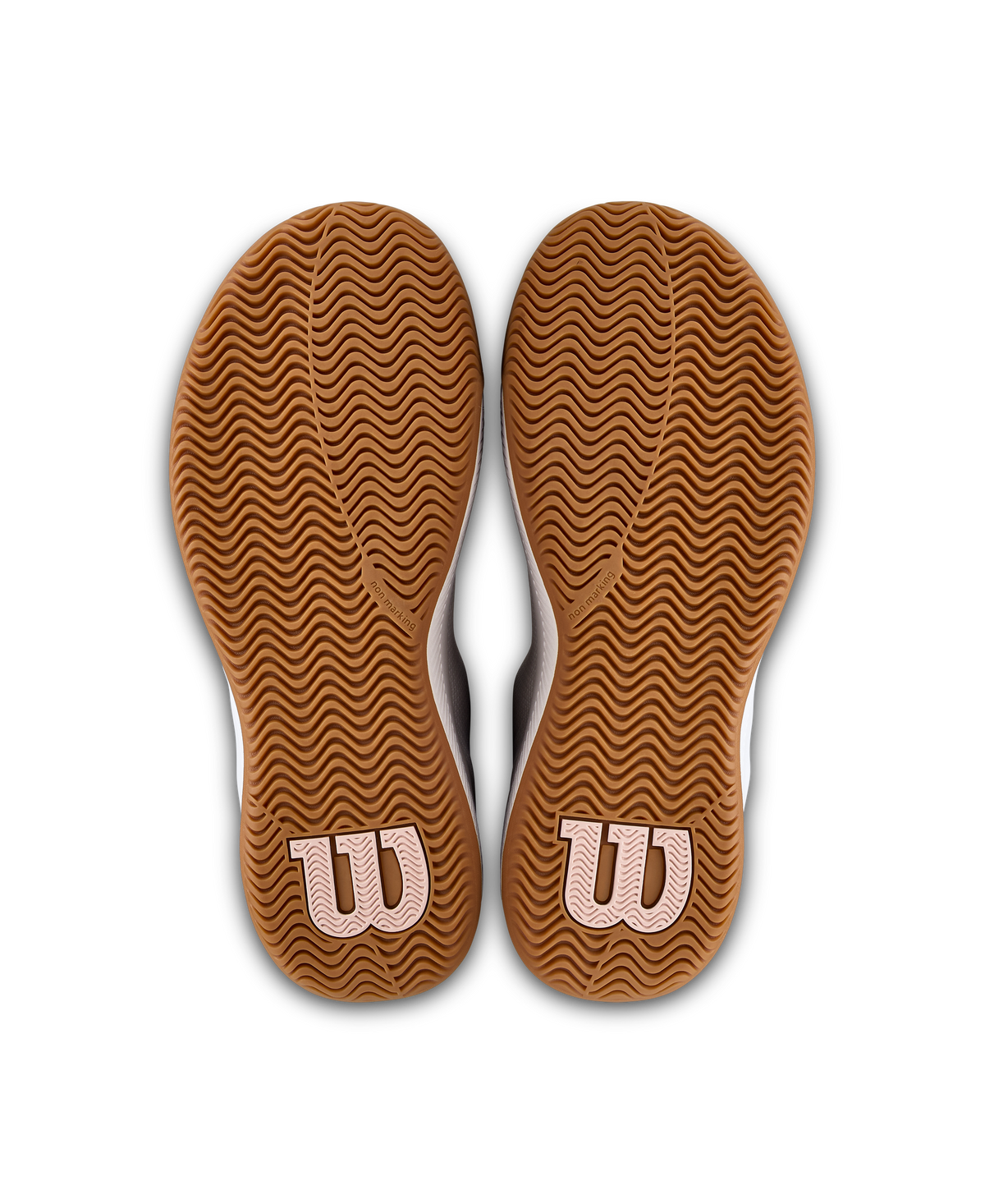 Wilson Intrigue Lite Womens Tennis Shoes, White/Cameo Rose/Gum - pair view