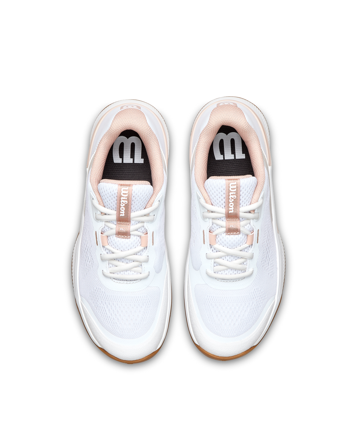 Wilson Intrigue Pro Womens Tennis Shoes, White/Cameo Rose/Gum - alternate view 5