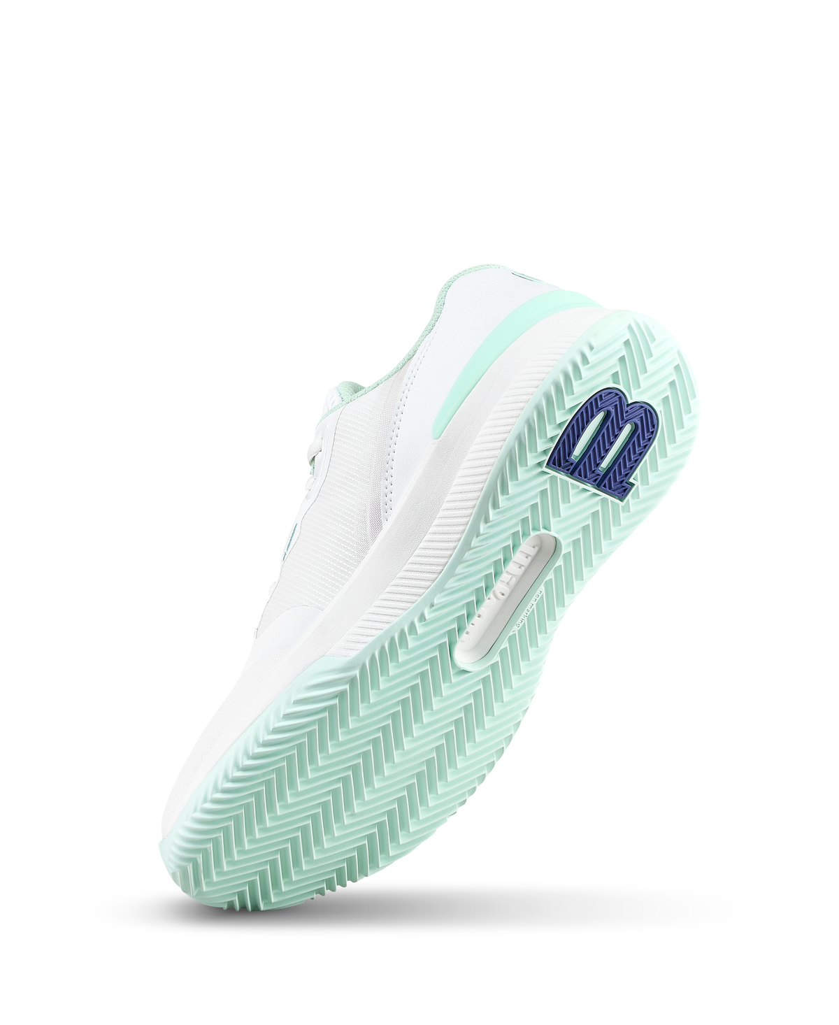 Wilson Intrigue Pro Clay Womens Tennis Shoes, Clear White/Bay/Skipper Blue - alternate view 3