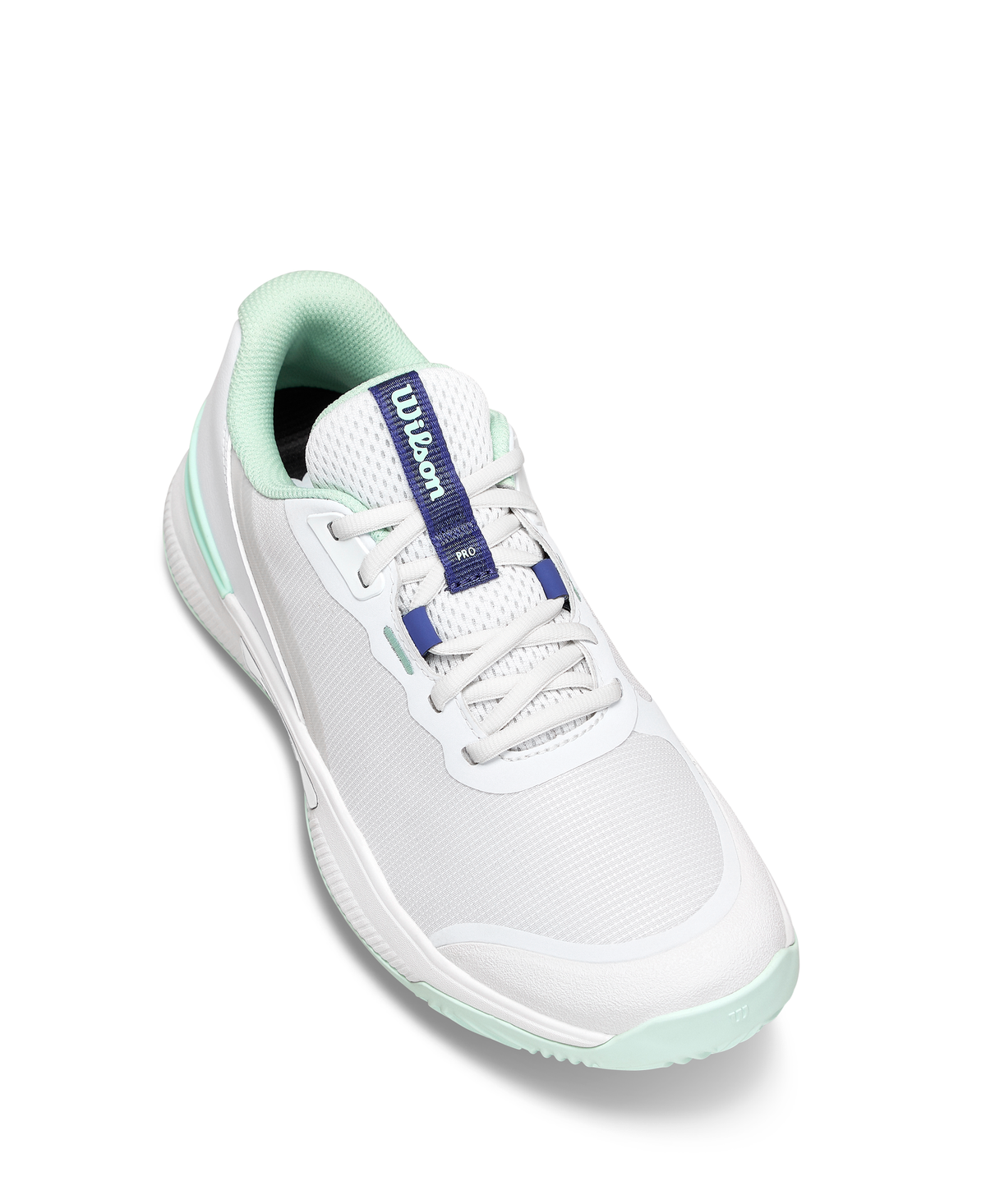 Wilson Intrigue Pro Clay Womens Tennis Shoes, Clear White/Bay/Skipper Blue - alternate view 2
