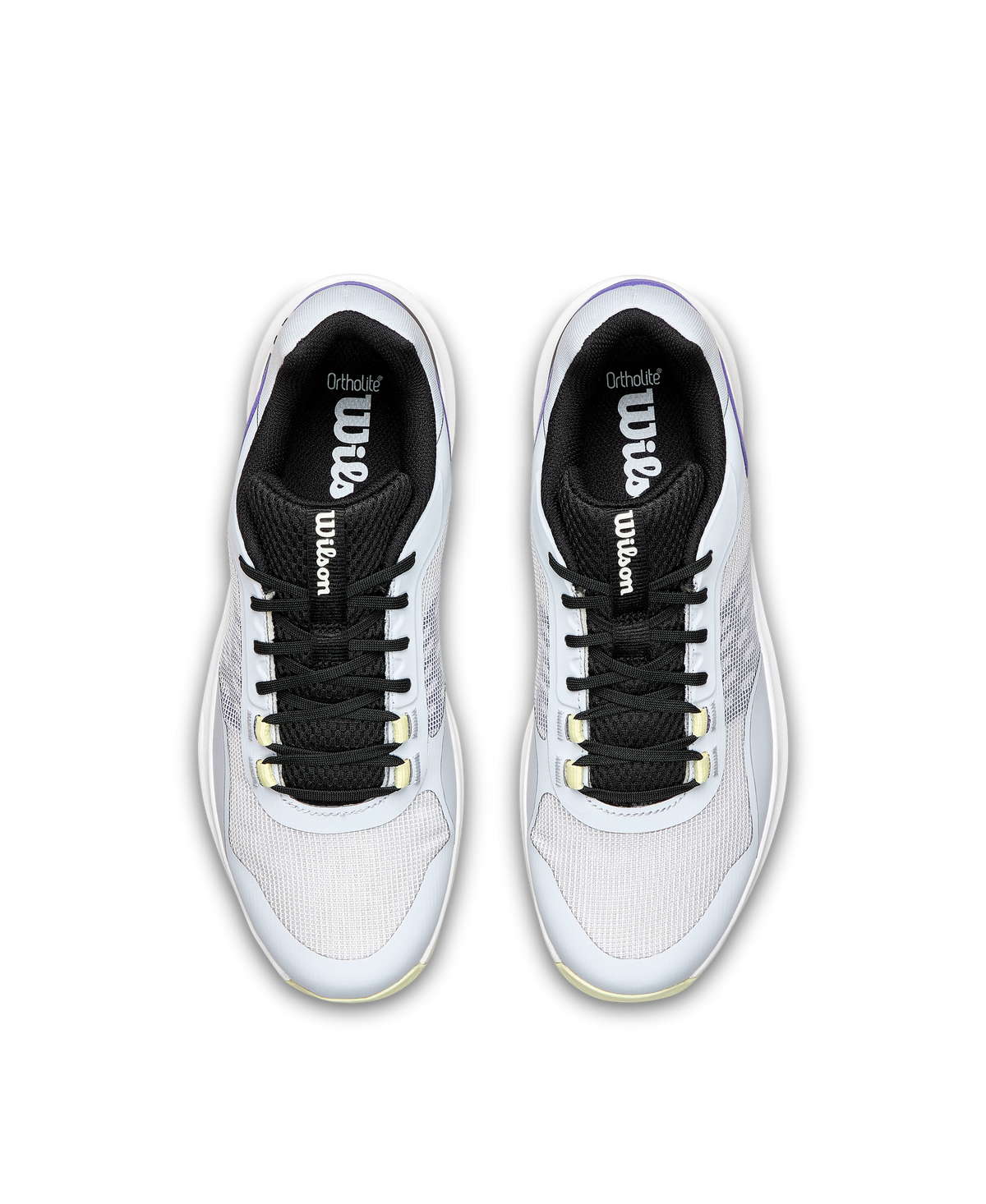 Wilson Hurakn Pro V2 Mens Padel Shoes, Gray Dawn/Black/Tender Yellow - alternate view 5