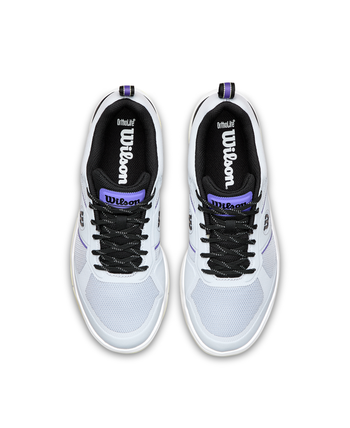 Wilson Pickle Pro Mens Pickleball Shoes, Gray Dawn/Black/Tender Yellow - alternate view 4