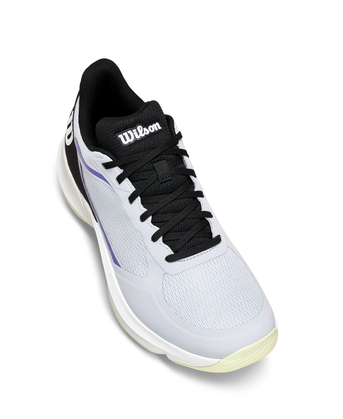 Wilson Hurakn Lite Mens Padel Shoes, Gray Dawn/Black/Tender Yellow - alternate view 3