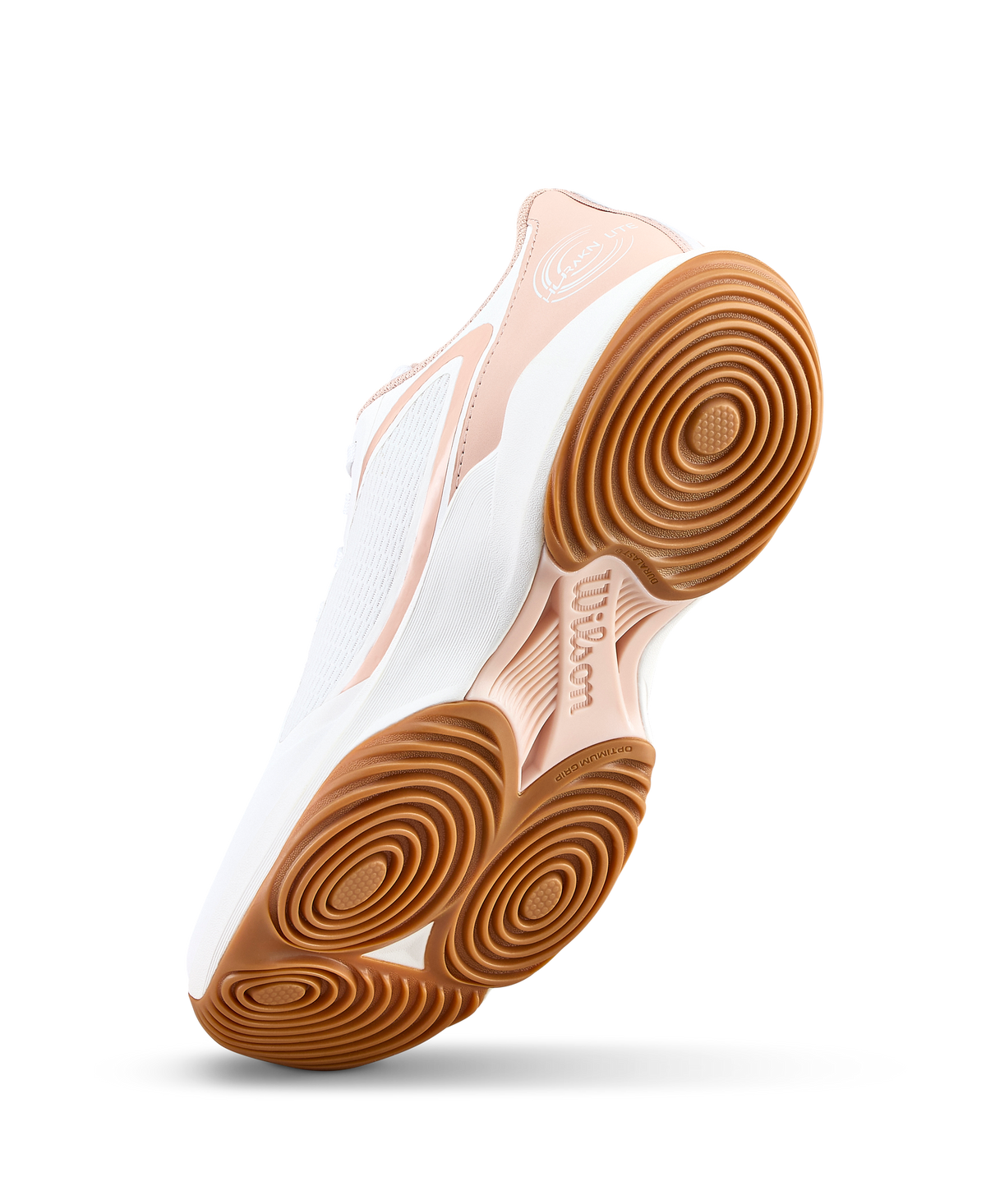 Wilson Hurakn Lite Womens Padel Shoes, White/Cameo Rose/Gum - alternate view 4