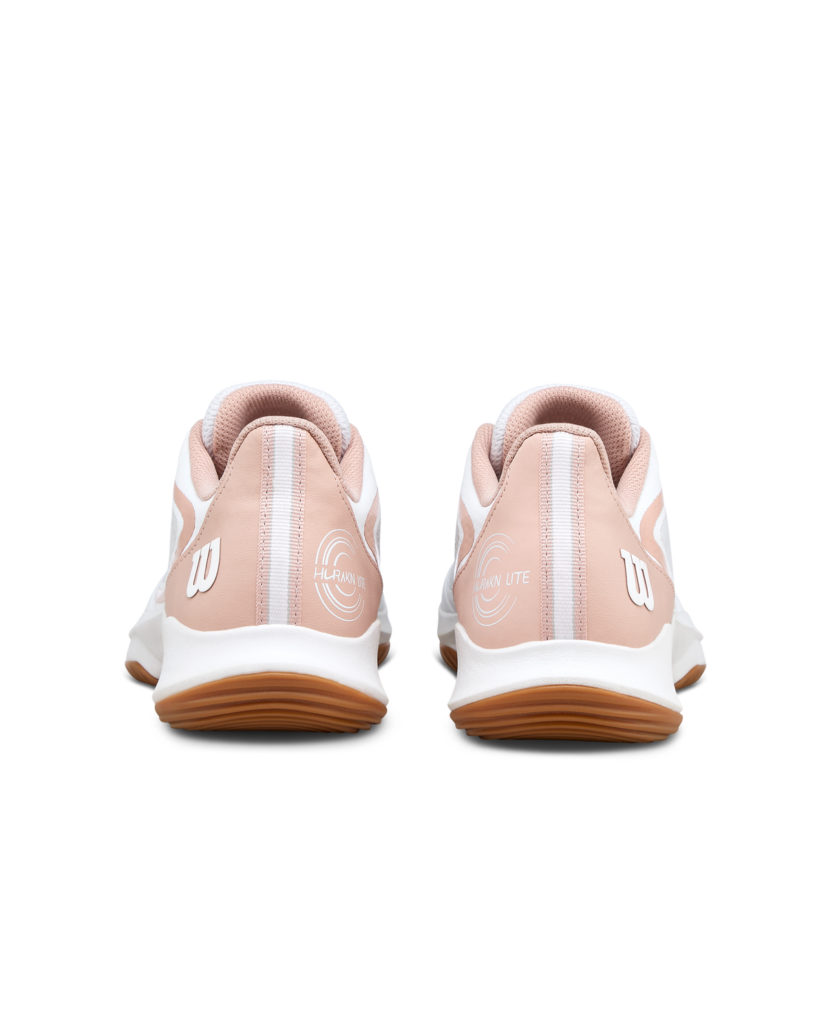 Wilson Hurakn Lite Womens Padel Shoes, White/Cameo Rose/Gum - alternate view 6
