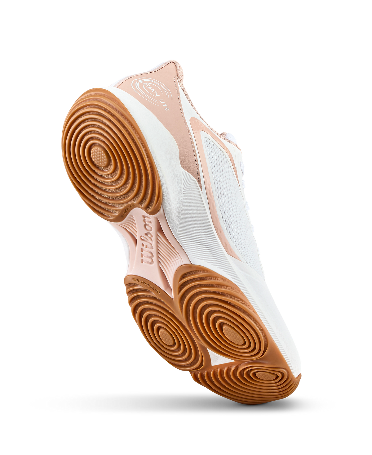 Wilson Hurakn Lite Womens Padel Shoes, White/Cameo Rose/Gum - alternate view 2