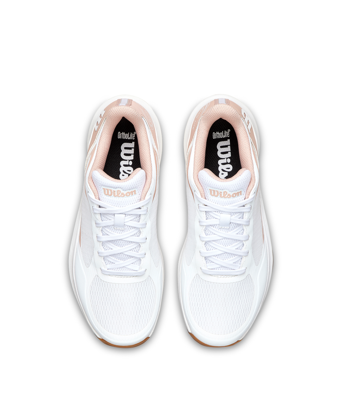 Wilson Hurakn Lite Womens Padel Shoes, White/Cameo Rose/Gum - alternate view 5