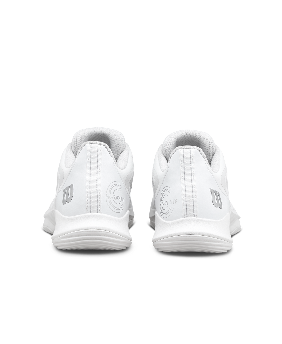 Wilson Hurakn Lite Womens Padel Shoes, White/White/Silver - alternate view 6